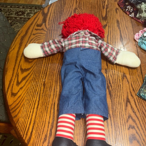 VINTAGE RAGGEDY ANDY DOLL HANDMADE IN BRANSON MISSOURI AT SILVER DOLLAR CITY - Picture 7 of 10